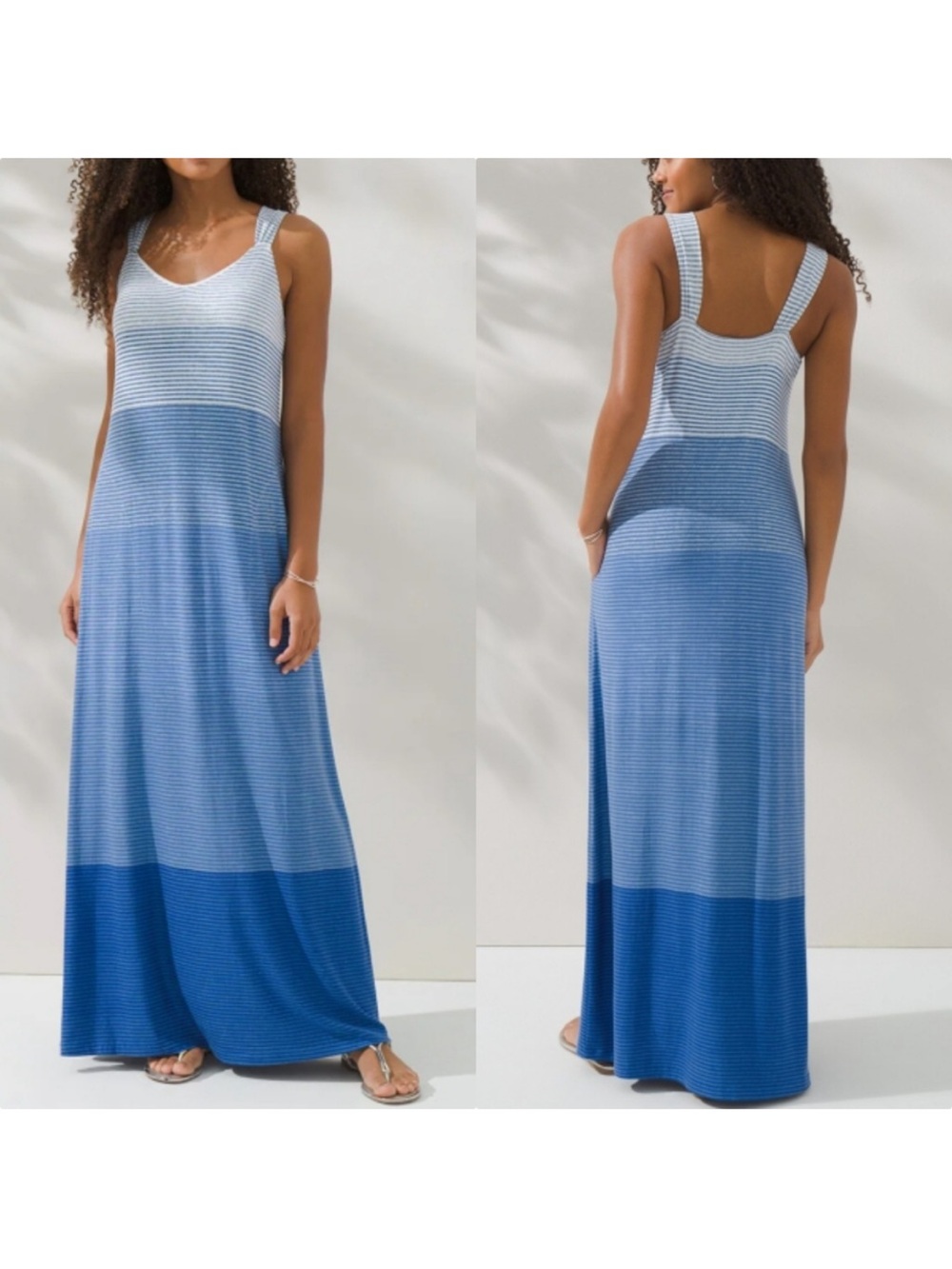 Soma Wknd Striped Maxi Dress